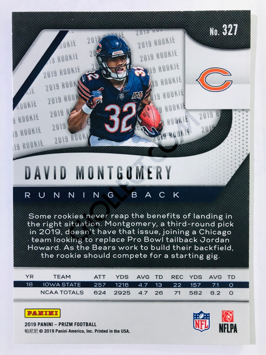 David Montgomery - Chicago Bears 2019-20 Panini Prizm RC Rookie #327