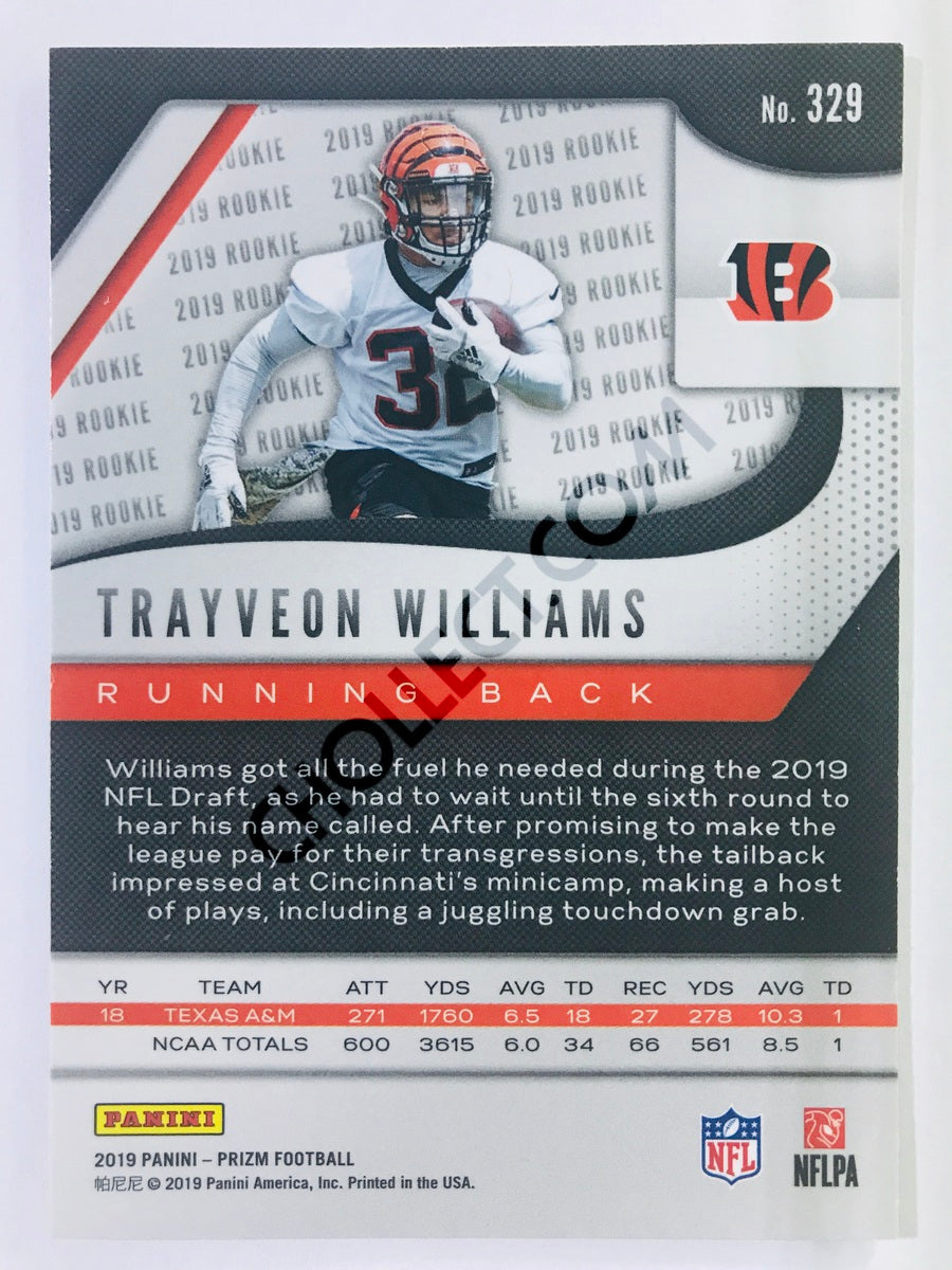 Trayveon Williams - Cincinnati Bengals 2019-20 Panini Prizm RC Rookie #329