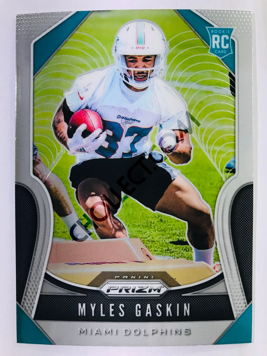 Myles Gaskin - Miami Dolphins 2019-20 Panini Prizm RC Rookie #334