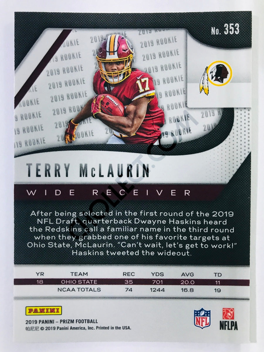 Terry McLaurin - Washington Redskins 2019-20 Panini Prizm RC Rookie #353