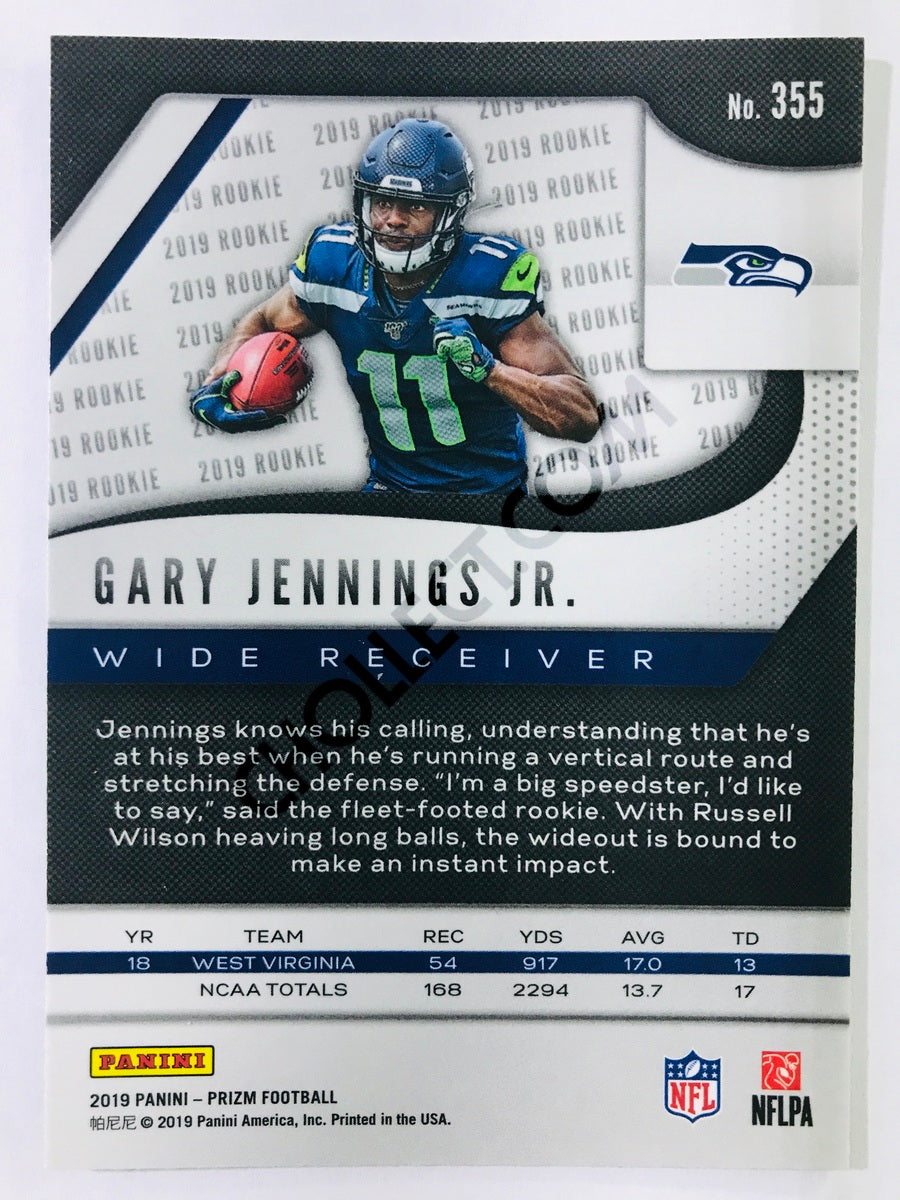 Gary Jennings Jr. - Seattle Seahawks 2019-20 Panini Prizm RC Rookie #355