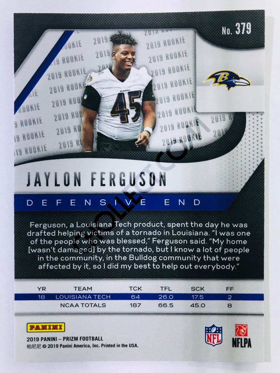 Jaylon Ferguson - Baltimore Ravens 2019-20 Panini Prizm RC Rookie #379