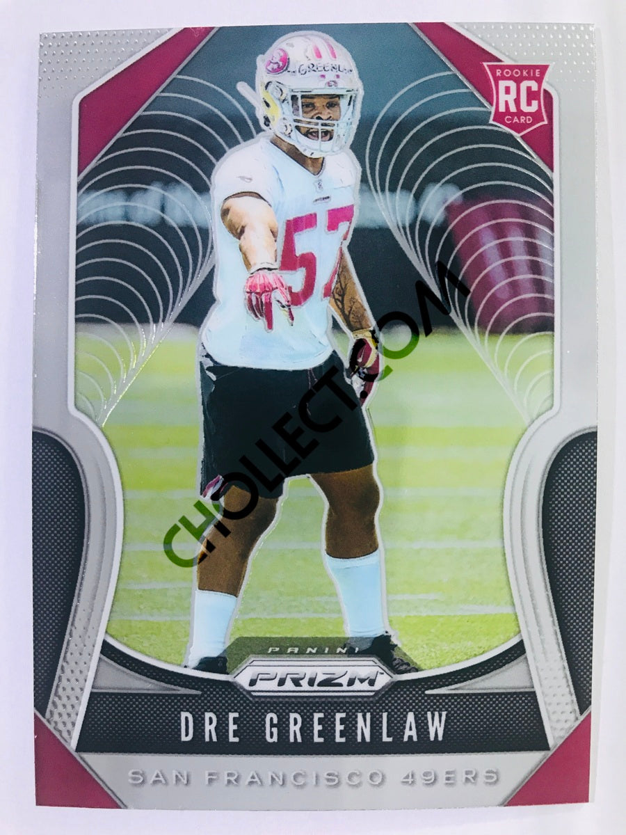 Dre Greenlaw - San Francisco 49ers 2019-20 Panini Prizm RC Rookie #384