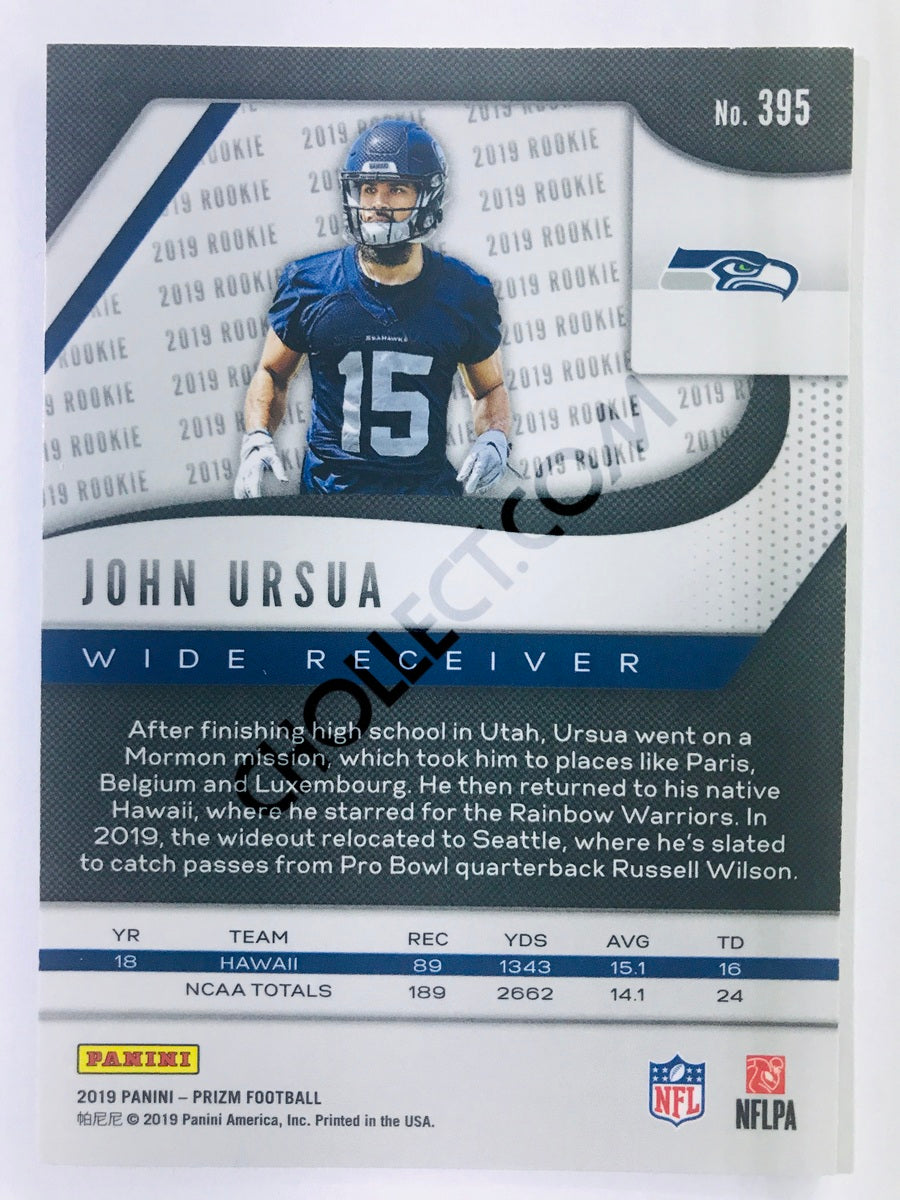John Ursua - Seattle Seahawks 2019-20 Panini Prizm RC Rookie #395