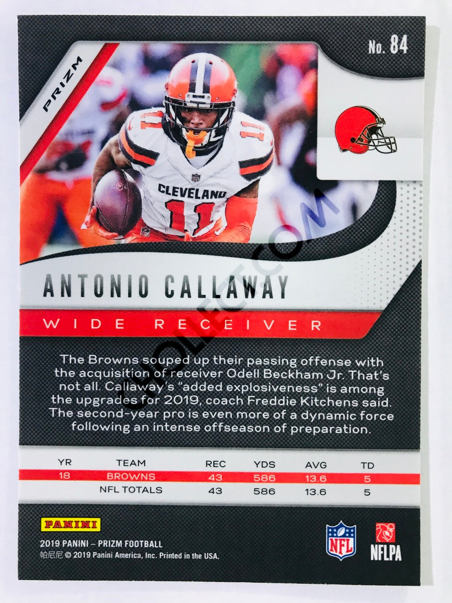 Antonio Callaway - Cleveland Browns 2019-20 Panini Prizm Red/White/Blue Parallel #84