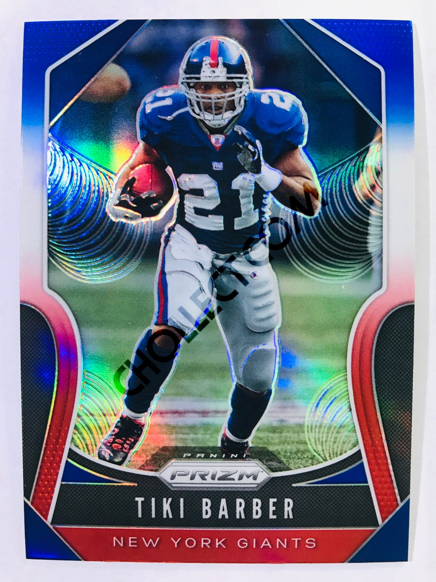 Tiki Barber - New York Giants 2019-20 Panini Prizm Red/White/Blue Parallel #271