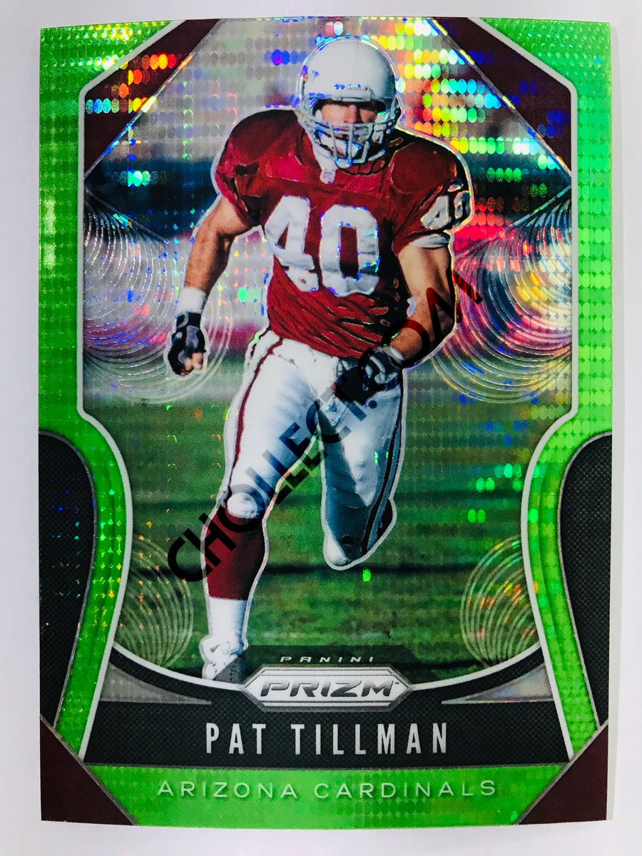 Pat Tillman - Arizona Cardinals 2019-20 Panini Prizm Neon Green Pulsar Parallel #277