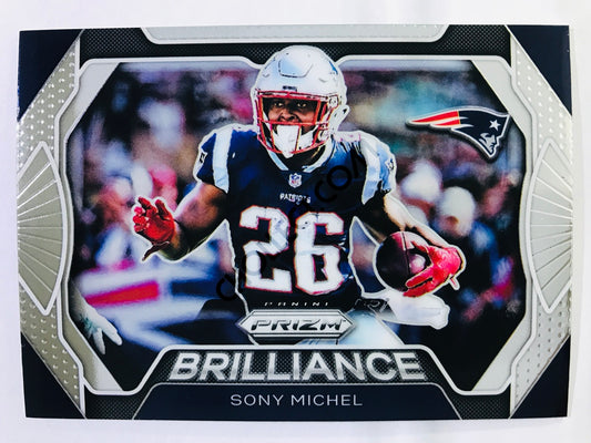 Sony Michel - New England Patriots 2019-20 Panini Prizm Brilliance Insert #11