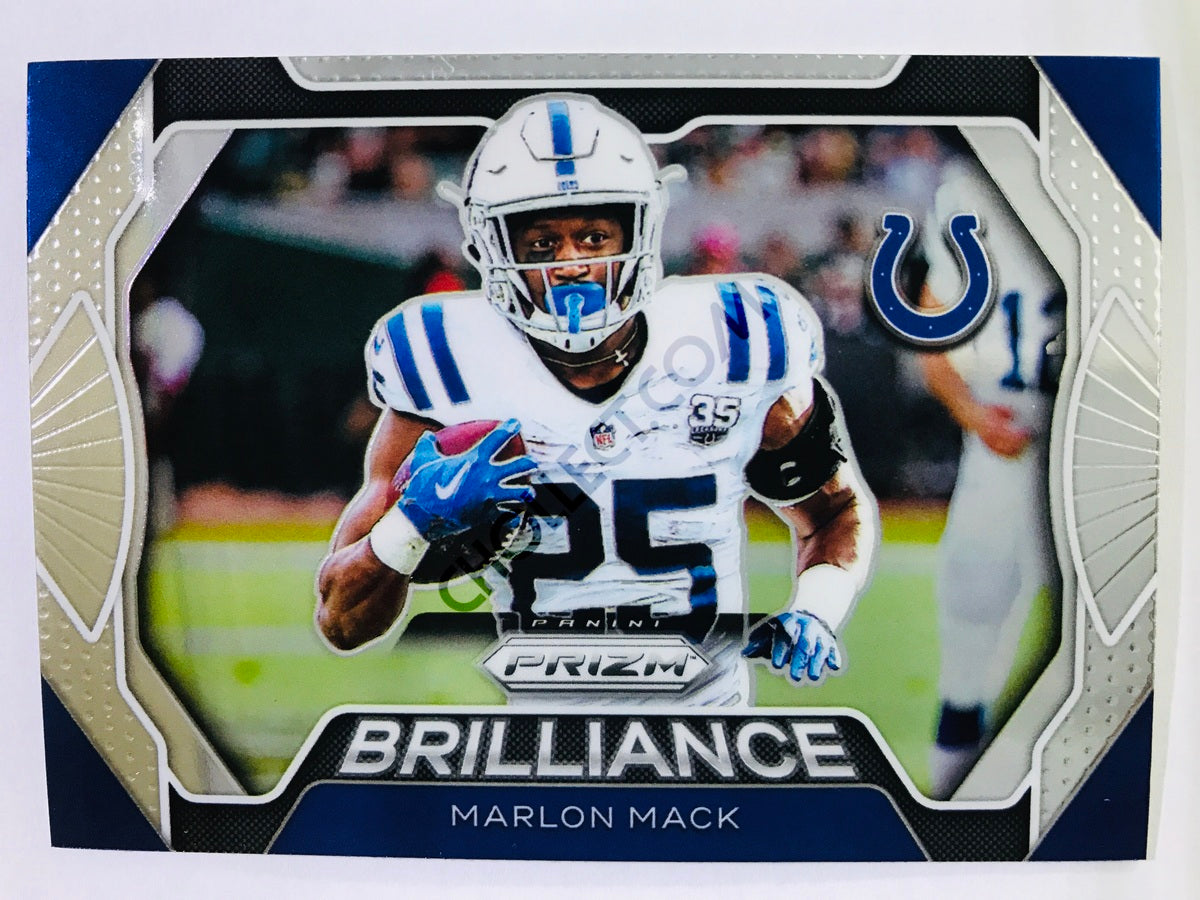 Marlon Mack - Indianapolis Colts 2019-20 Panini Prizm Brilliance Insert #12