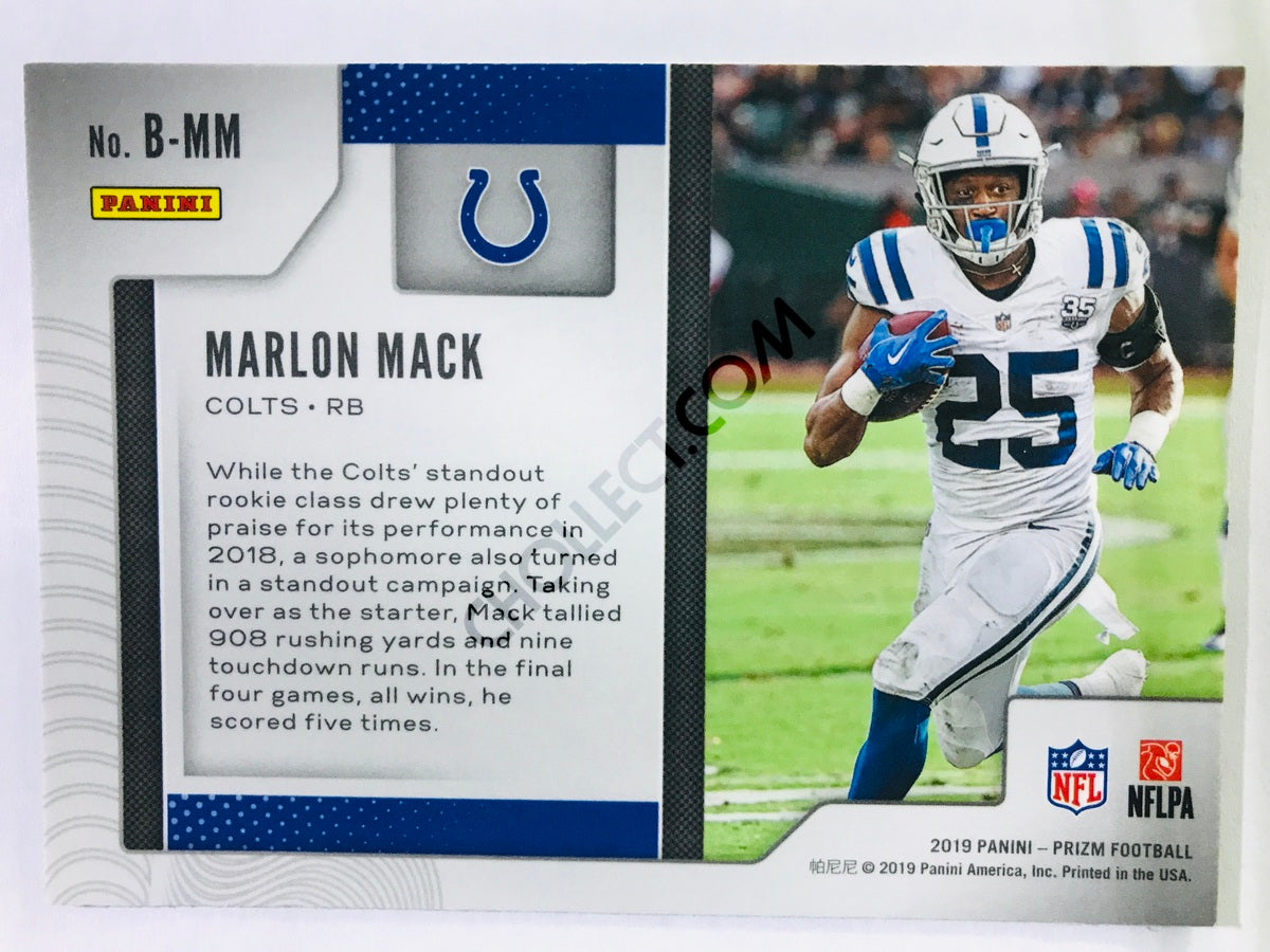 Marlon Mack - Indianapolis Colts 2019-20 Panini Prizm Brilliance Insert #12