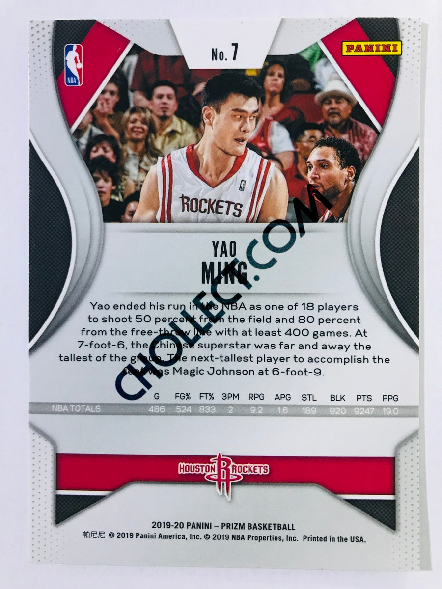 Yao Ming - Houston Rockets 2019-20 Panini Prizm #7