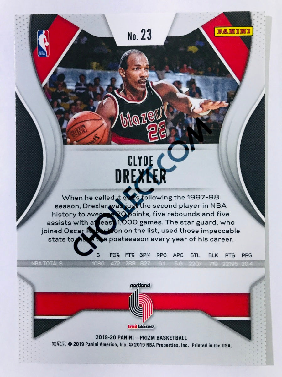 Clyde Drexler - Portland Trail Blazers 2019-20 Panini Prizm #23