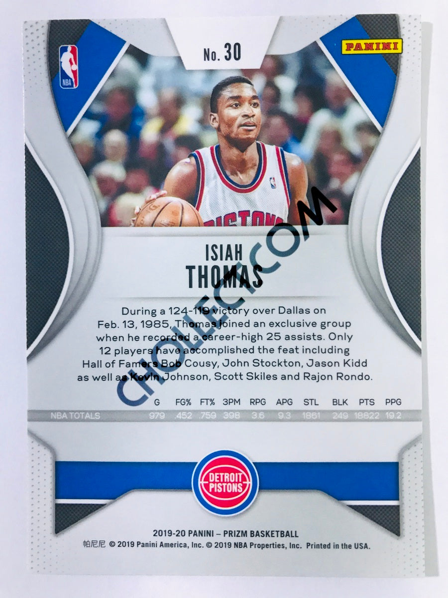 Isiah Thomas - Detroit Pistons 2019-20 Panini Prizm #30