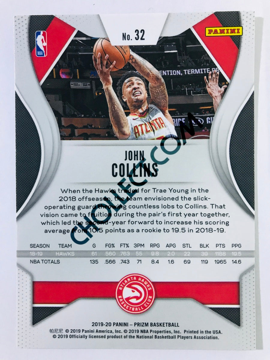 John Collins - Atlanta Hawks 2019-20 Panini Prizm #32