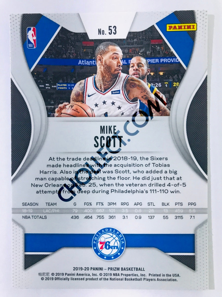 Mike Scott - Philadelphia 76ers 2019-20 Panini Prizm #53