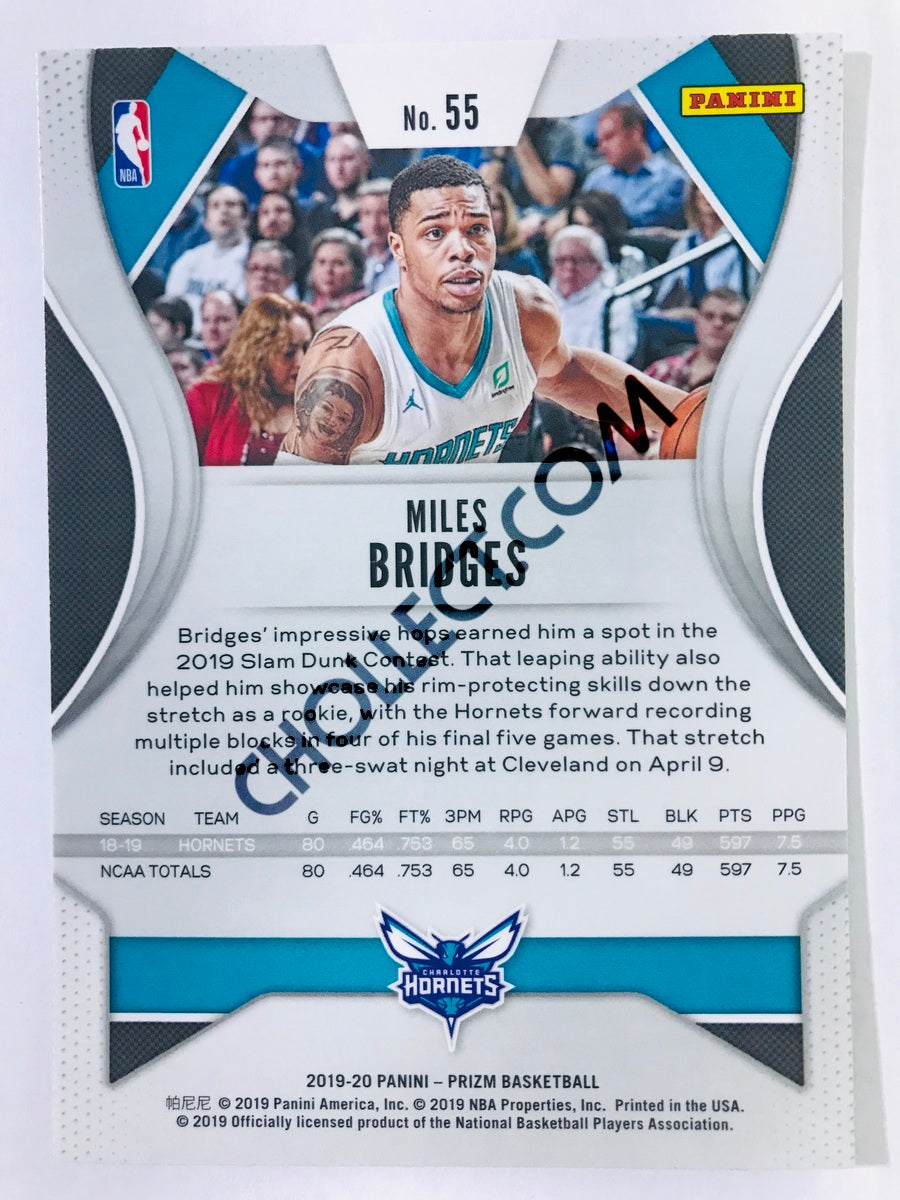 Miles Bridges - Charlotte Hornets 2019-20 Panini Prizm #55