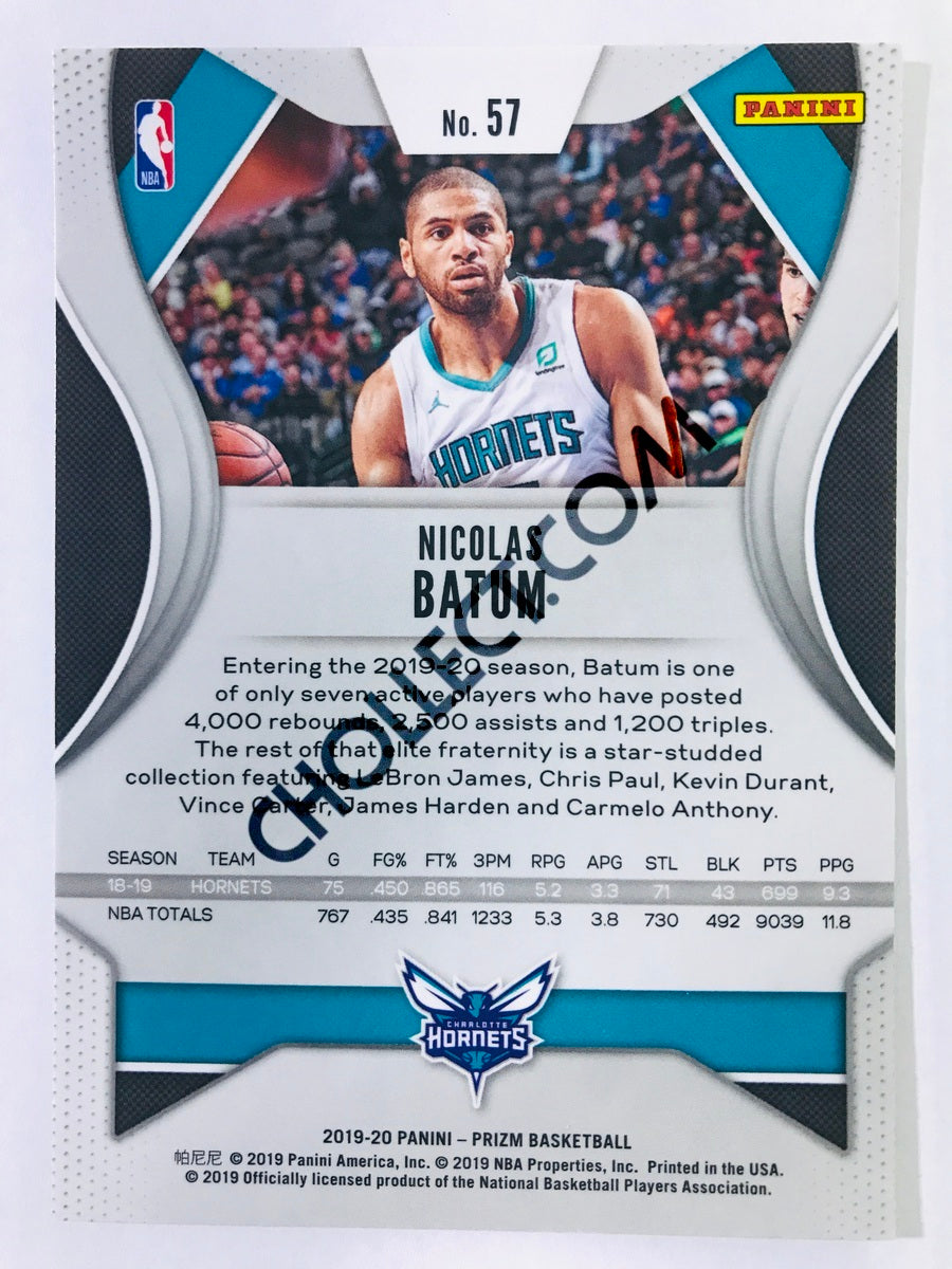 Nicolas Batum - Charlotte Hornets 2019-20 Panini Prizm #57