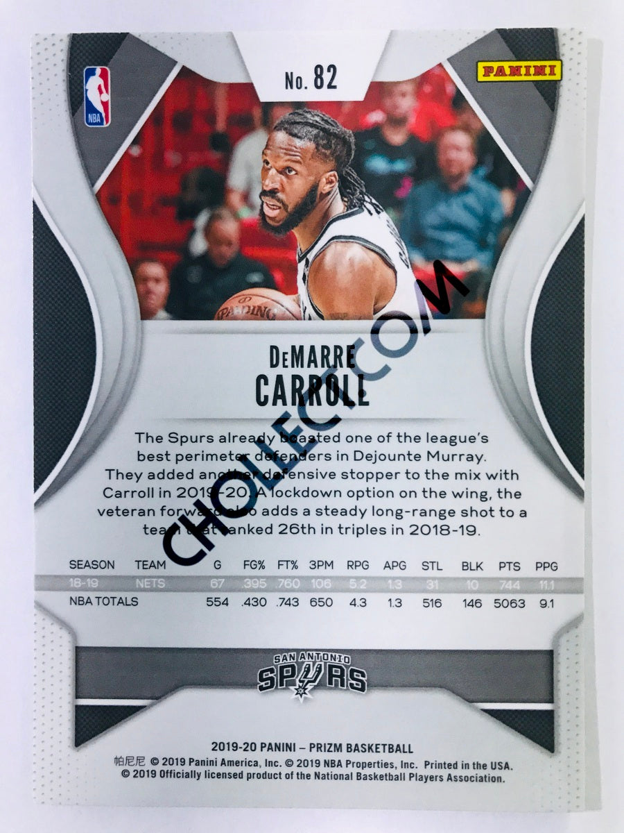 DeMarre Carroll - San Antonio Spurs 2019-20 Panini Prizm #82