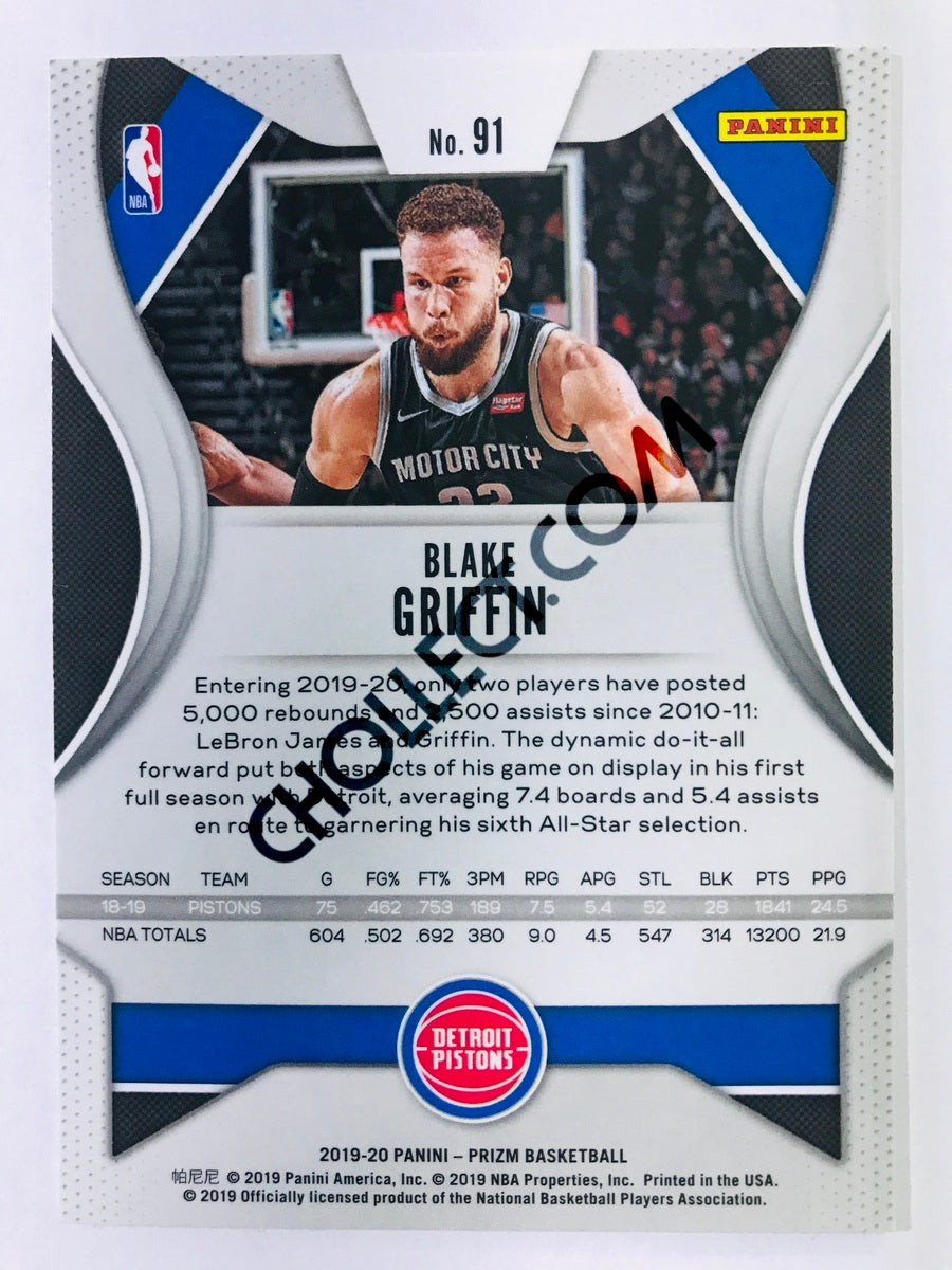 Blake Griffin - Detroit Pistons 2019-20 Panini Prizm #91