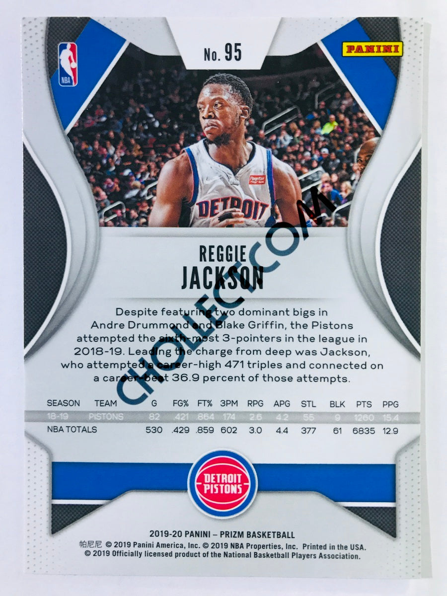 Reggie Jackson - Detroit Pistons 2019-20 Panini Prizm #95