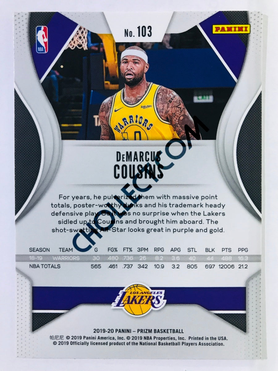 DeMarcus Cousins - Los Angeles Lakers 2019-20 Panini Prizm #103