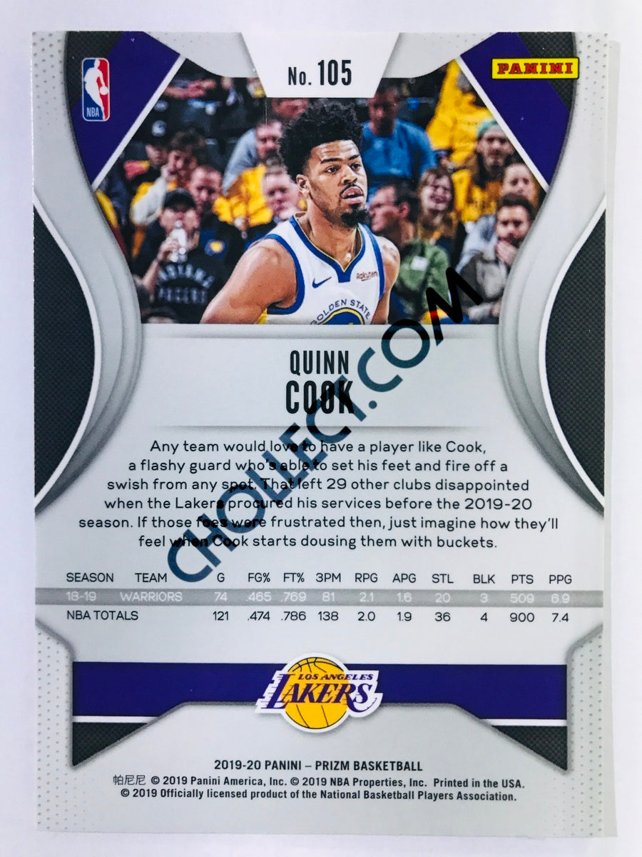 Quinn Cook - Los Angeles Lakers 2019-20 Panini Prizm #105