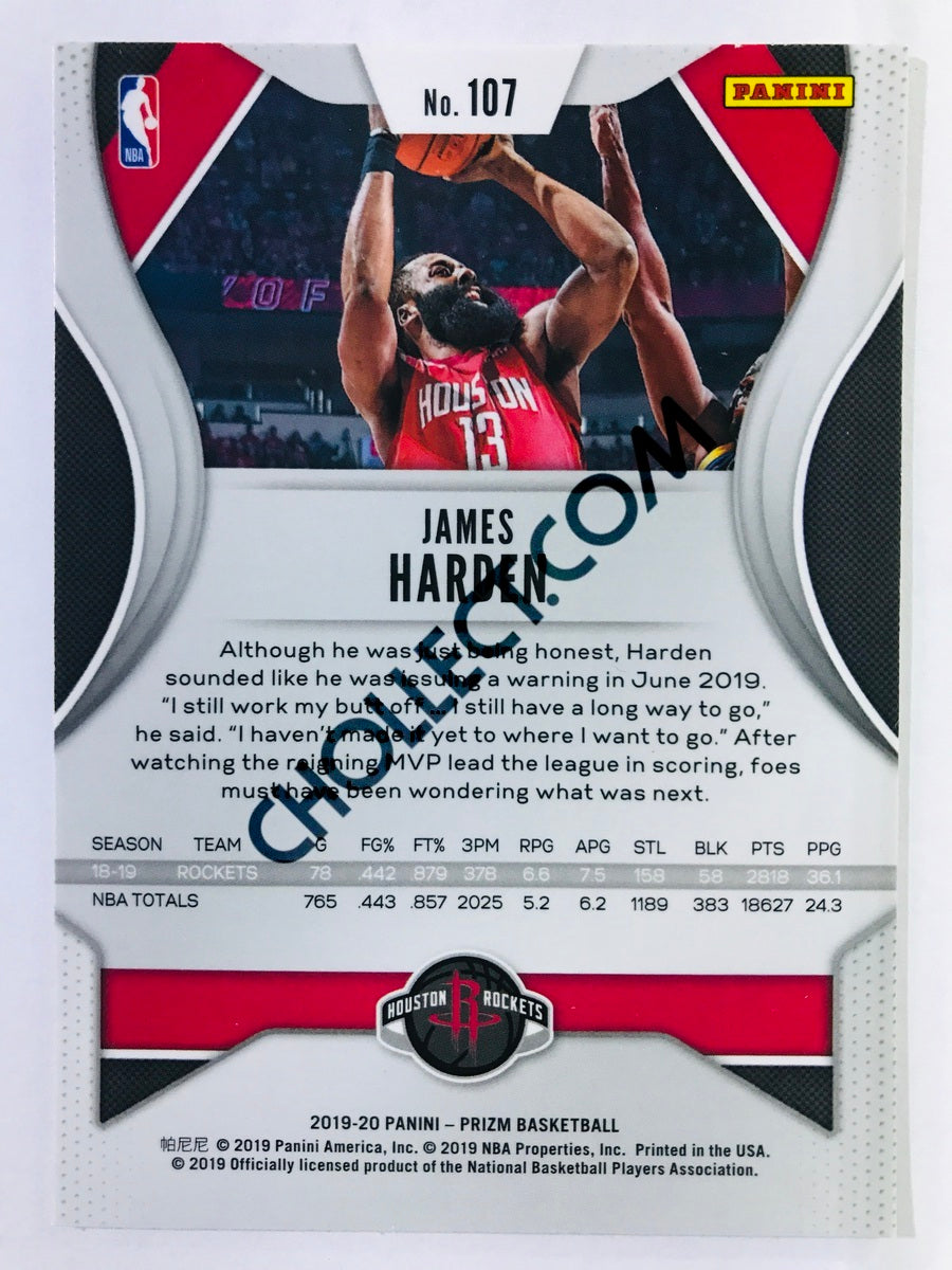 James Harden - Houston Rockets 2019-20 Panini Prizm #107