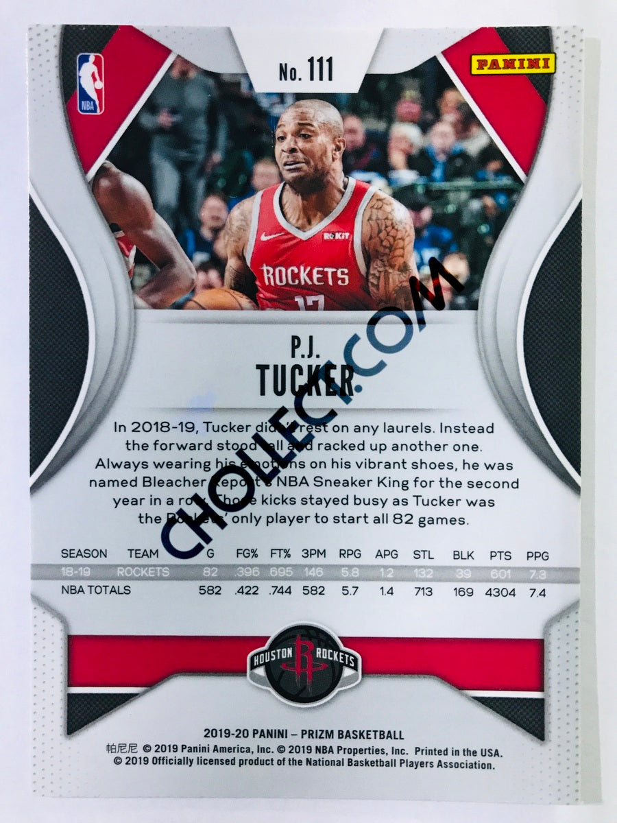 P.J. Tucker - Houston Rockets 2019-20 Panini Prizm #111