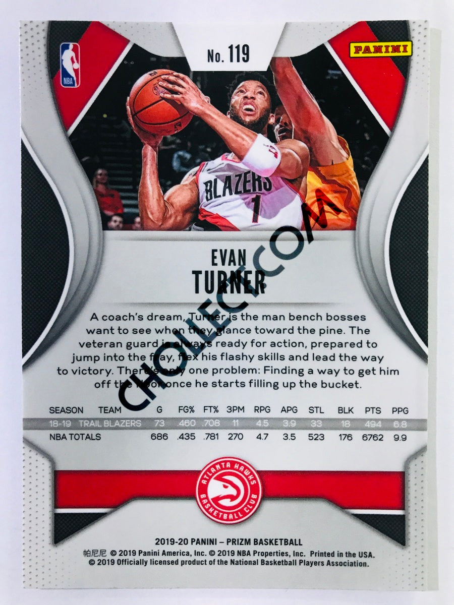 Evan Turner - Atlanta Hawks 2019-20 Panini Prizm #119