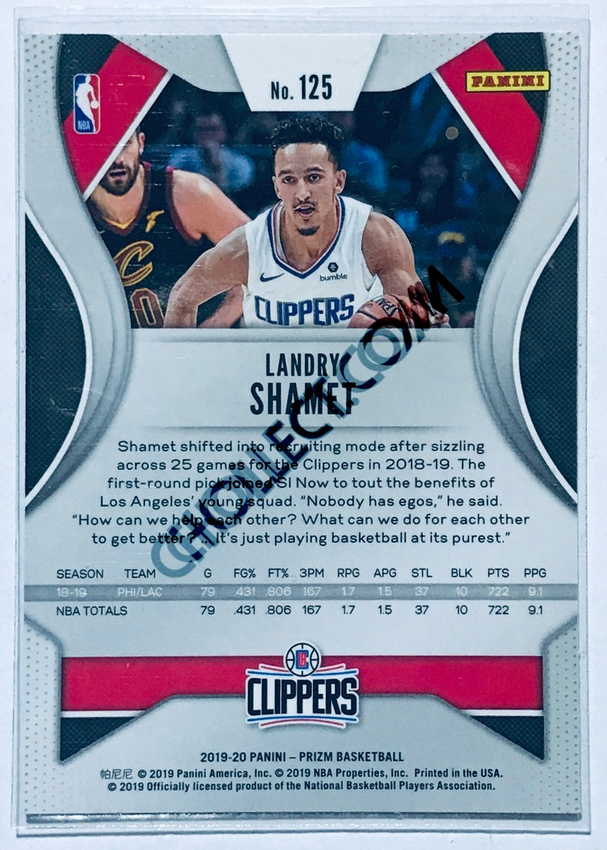 Landry Shamet - Los Angeles Clippers 2019-20 Panini Prizm #125