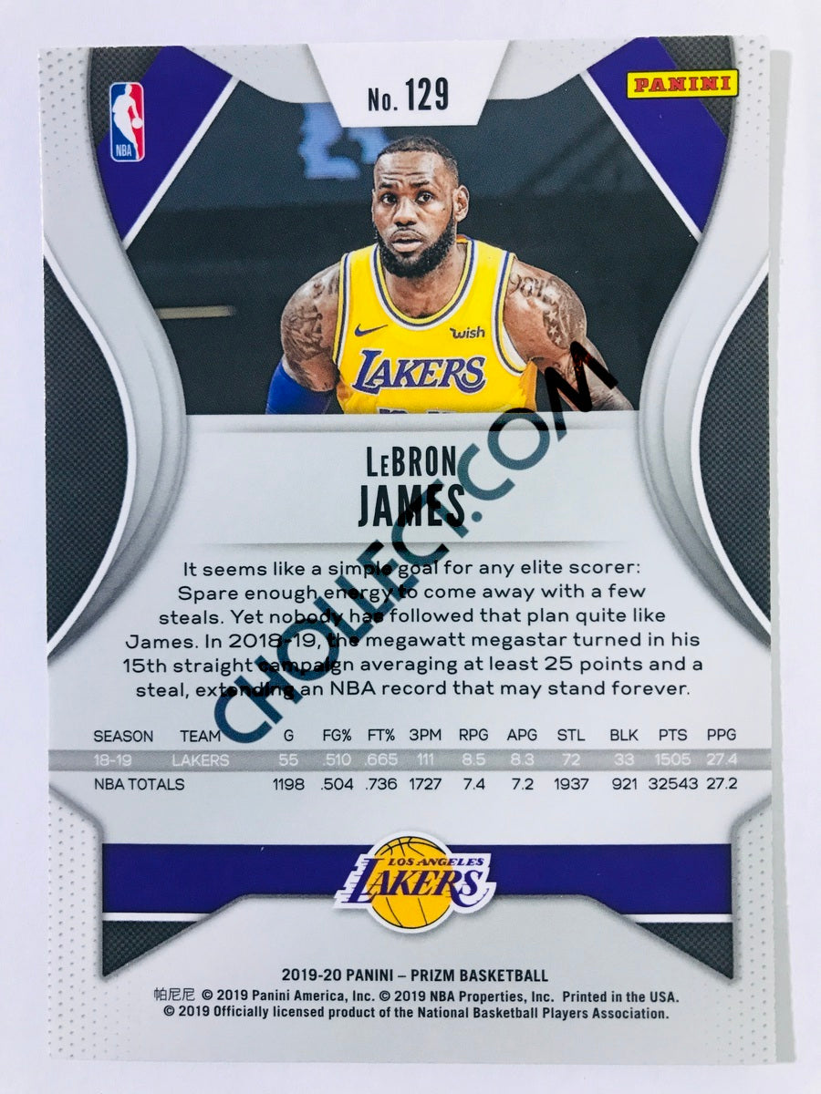 LeBron James - Los Angeles Lakers 2019-20 Panini Prizm #129