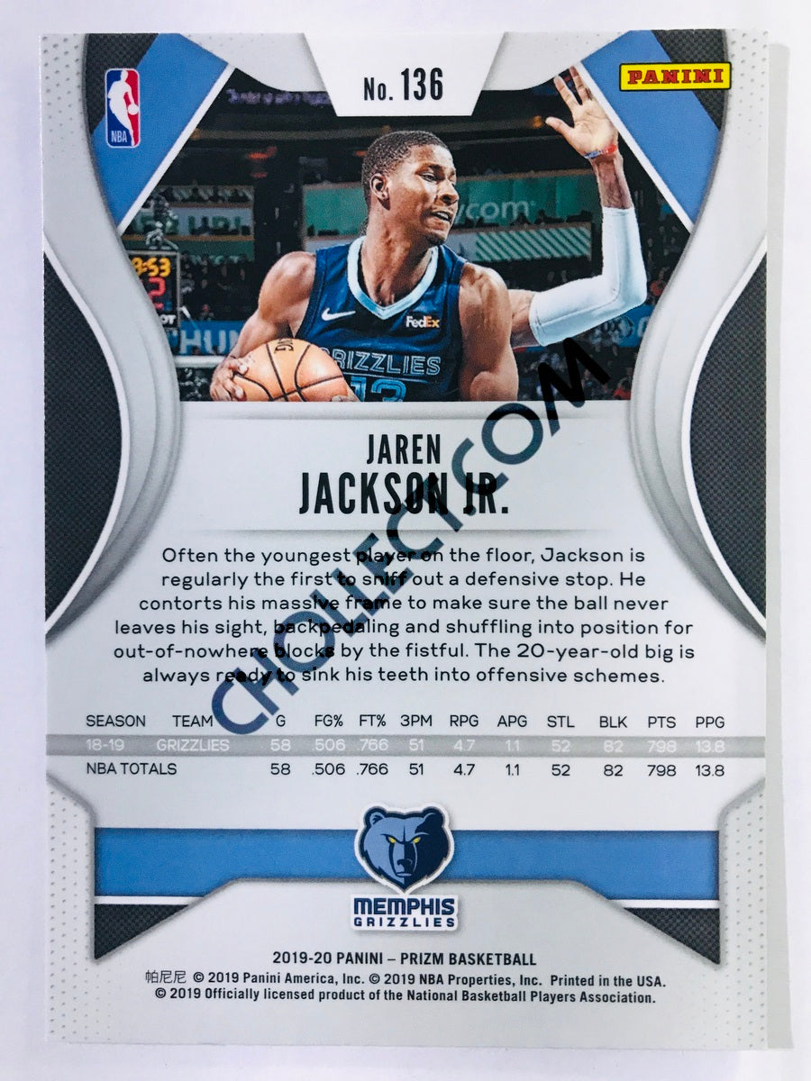 Jaren Jackson Jr. - Memphis Grizzlies 2019-20 Panini Prizm #136