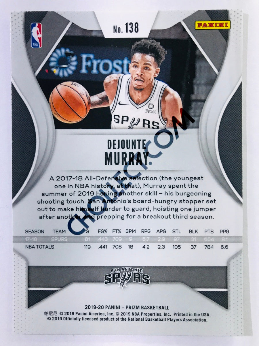 Dejounte Murray - San Antonio Spurs 2019-20 Panini Prizm #138