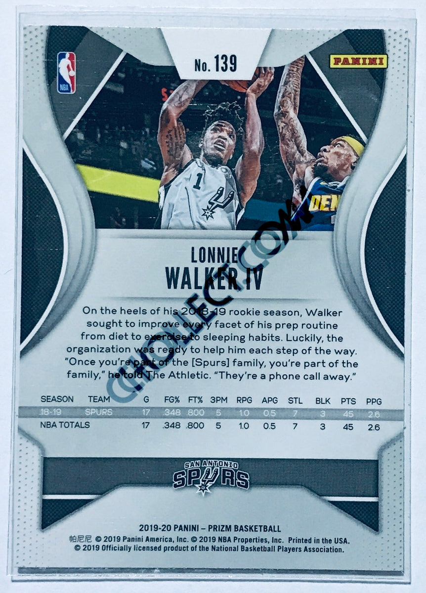 Lonnie Walker IV - San Antonio Spurs 2019-20 Panini Prizm #139