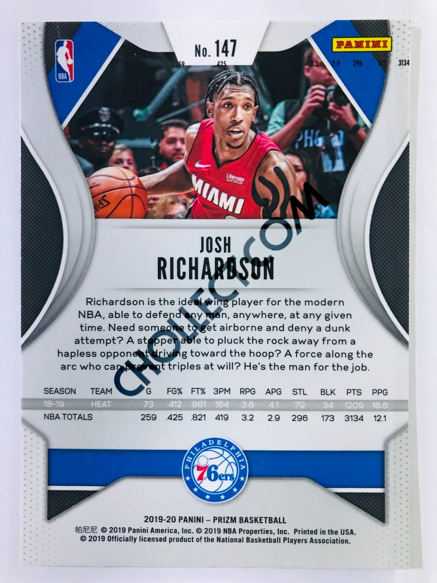 Josh Richardson - Philadelphia 76ers 2019-20 Panini Prizm #147