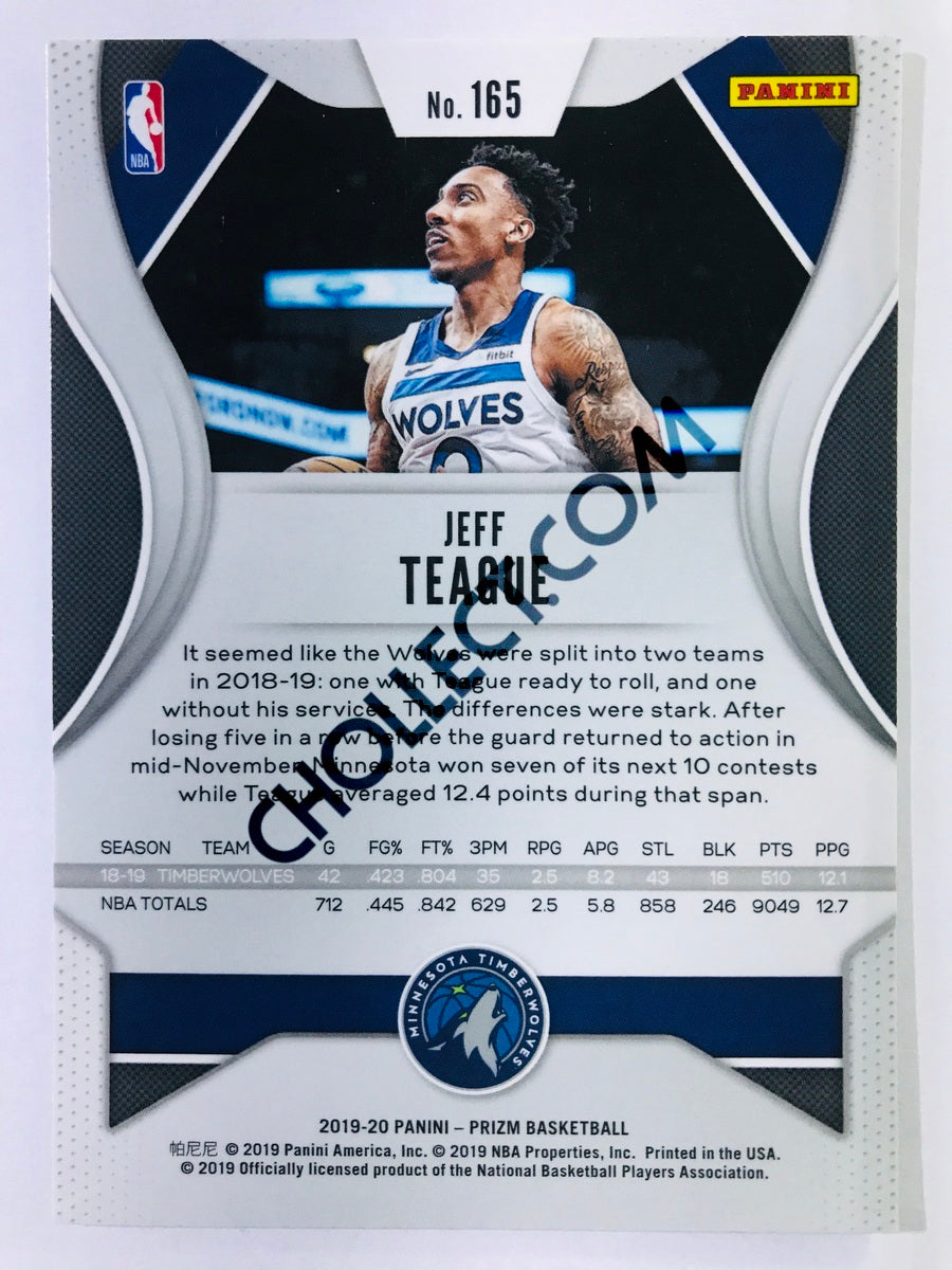 Jeff Teague - Minnesota Timberwolves 2019-20 Panini Prizm #165