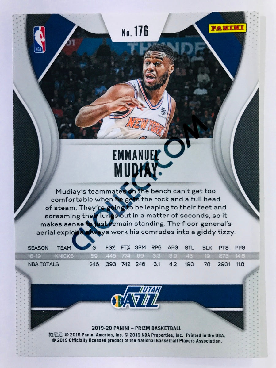 Emmanuel Mudiay - Utah Jazz 2019-20 Panini Prizm #176