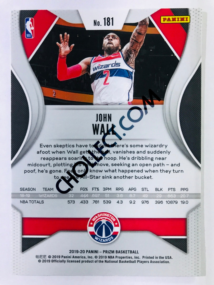 John Wall - Washington Wizards 2019-20 Panini Prizm #181