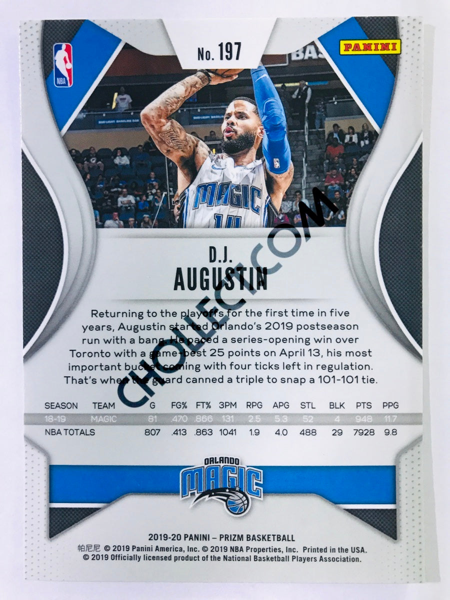 D.J. Augustin - Orlando Magic 2019-20 Panini Prizm #197