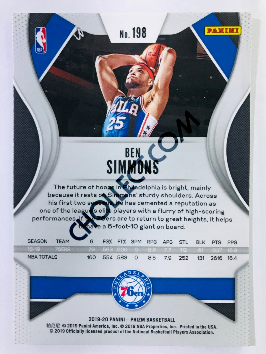 Ben Simmons - Philadelphia 76ers 2019-20 Panini Prizm #198