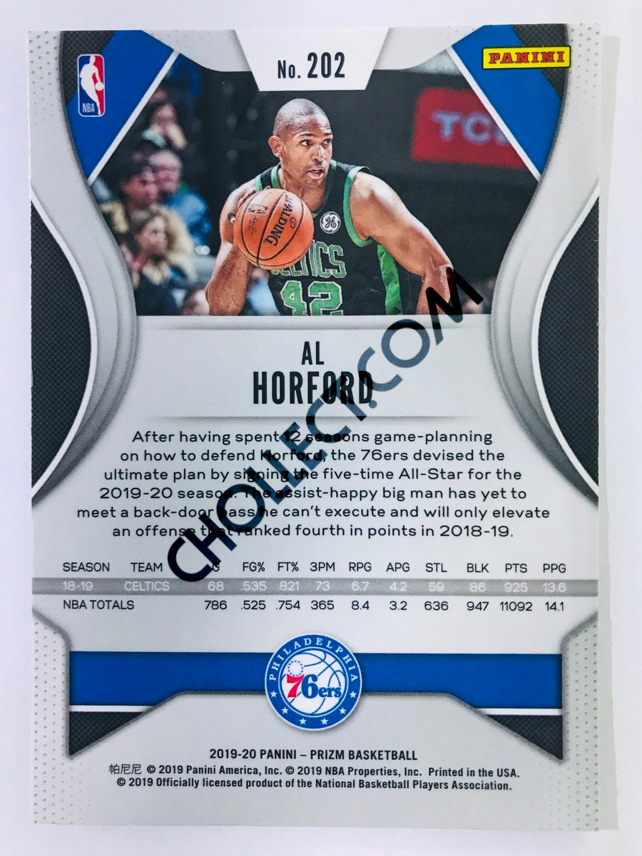 Al Horford - Philadelphia 76ers 2019-20 Panini Prizm #202