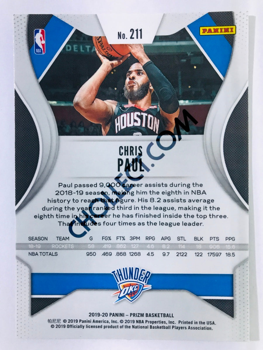 Chris Paul - Oklahoma City Thunder 2019-20 Panini Prizm #211