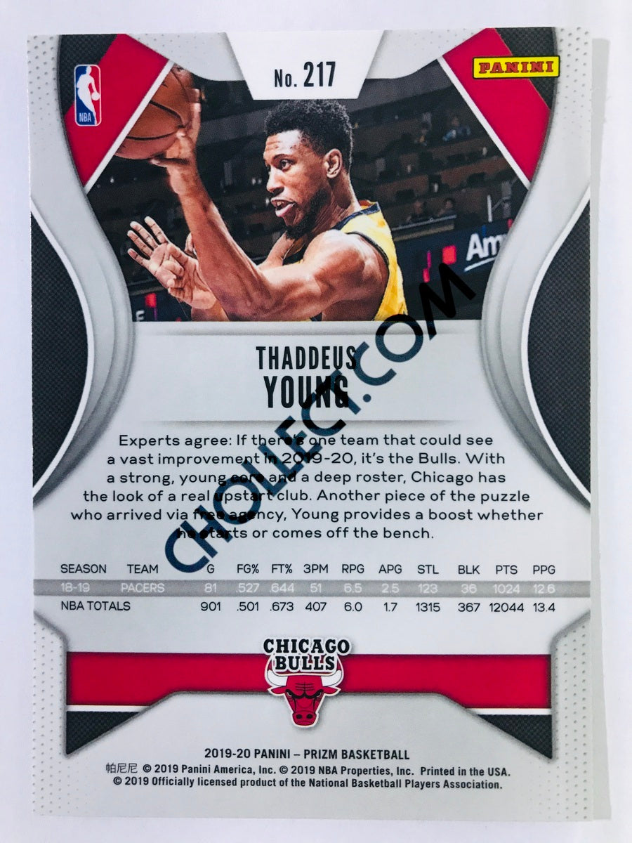 Thaddeus Young - Chicago Bulls 2019-20 Panini Prizm #217