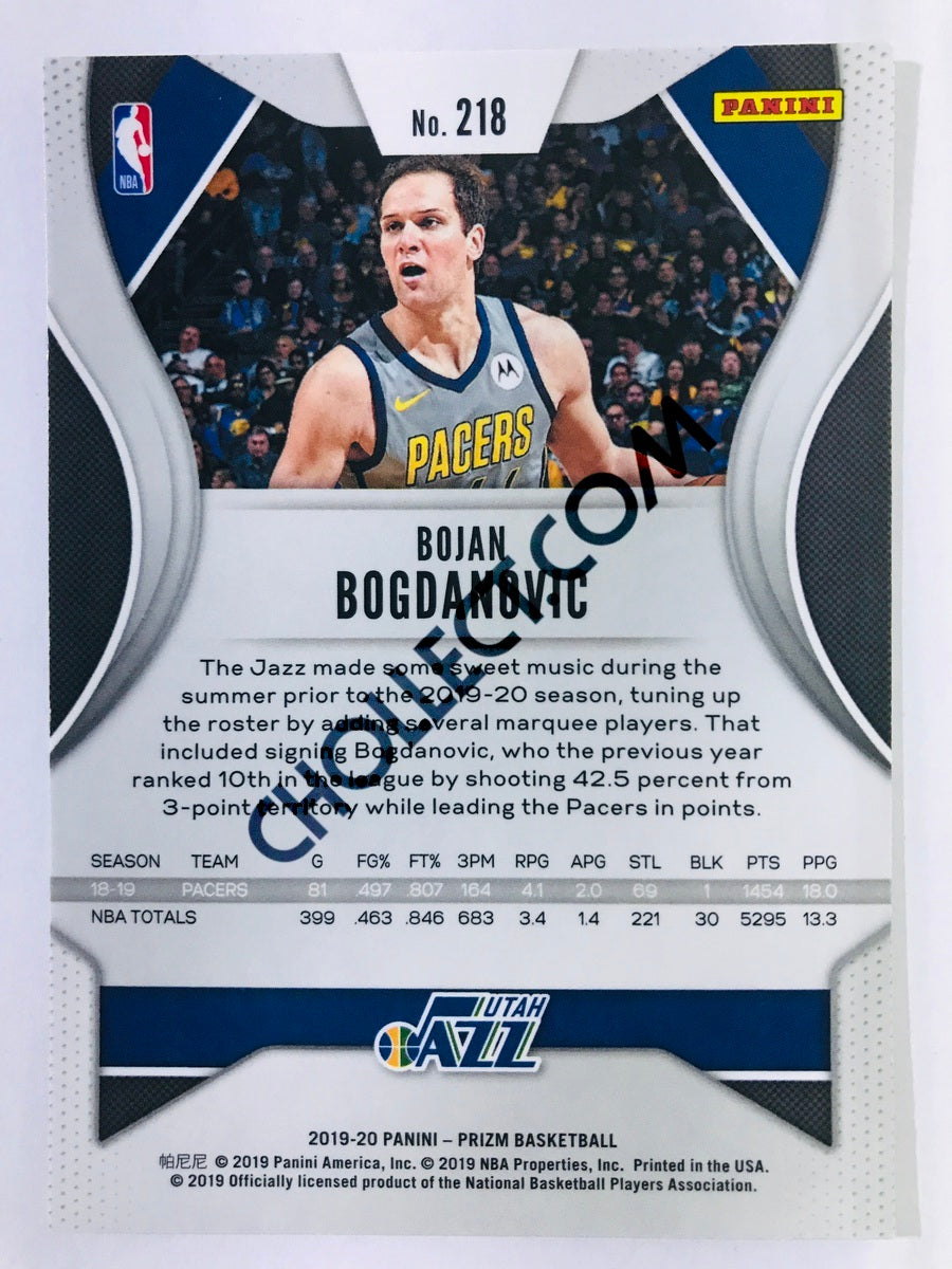 Bojan Bogdanovic - Utah Jazz 2019-20 Panini Prizm #218