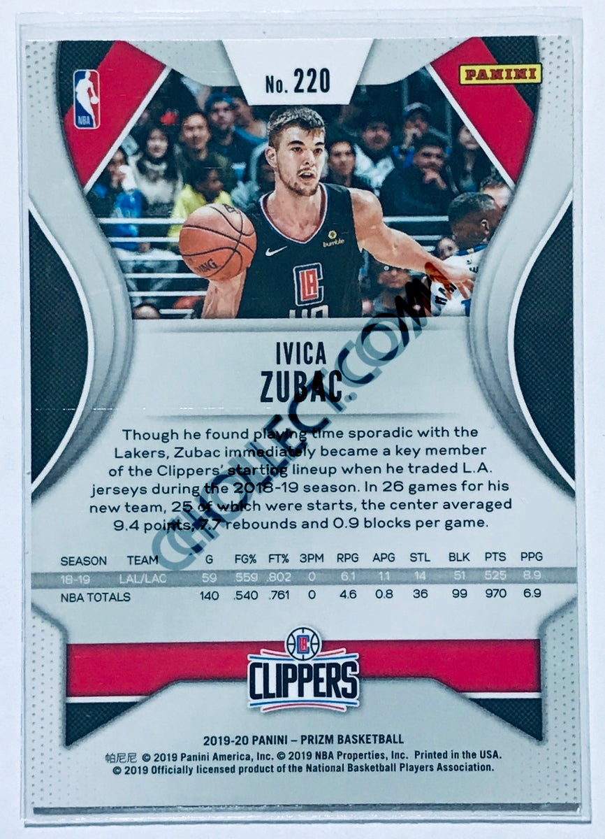 Ivica Zubac - Los Angeles Clippers 2019-20 Panini Prizm #220