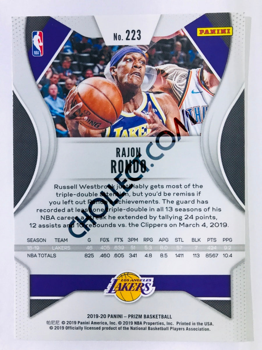 Rajon Rondo - Los Angeles Lakers 2019-20 Panini Prizm #223