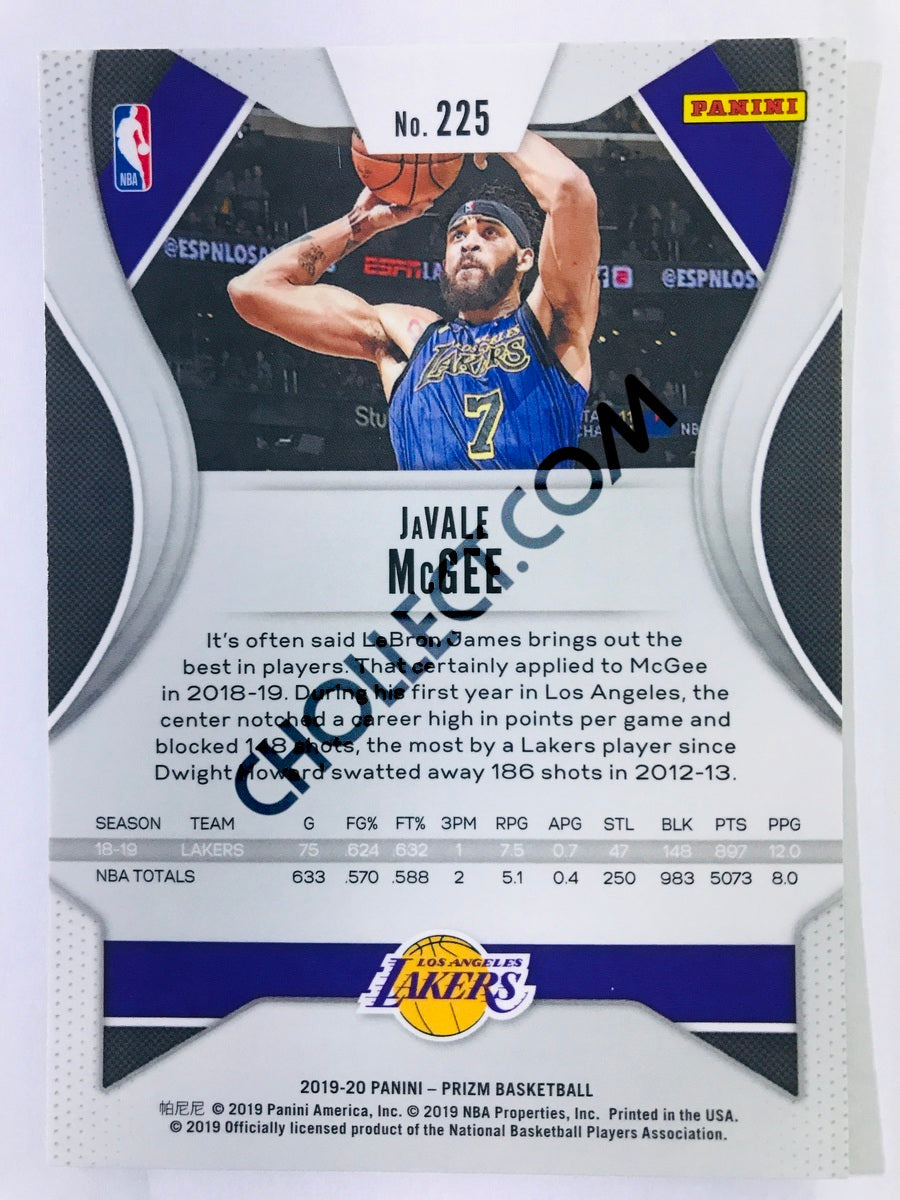 JaVale McGee - Los Angeles Lakers 2019-20 Panini Prizm #225