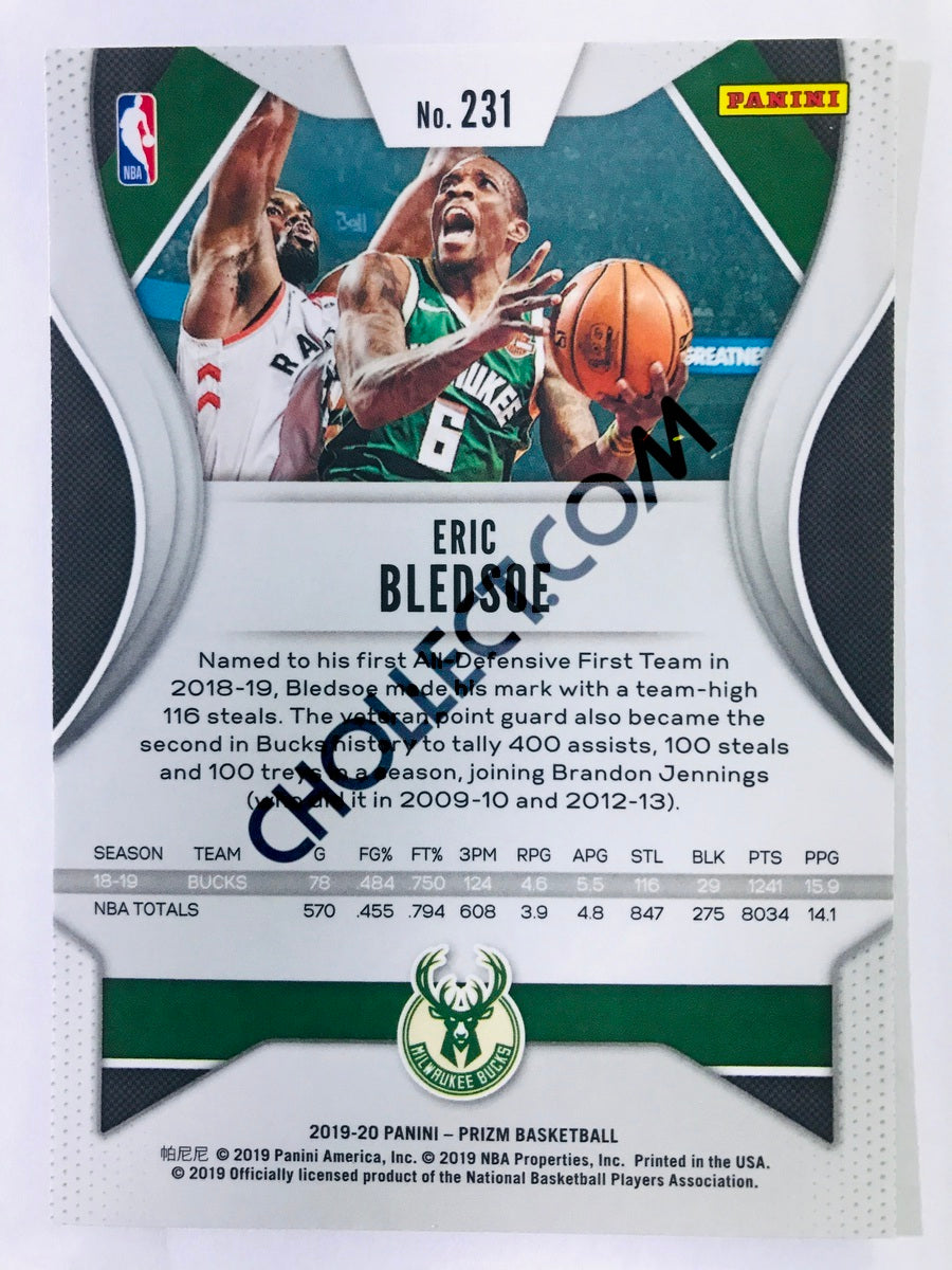 Eric Bledsoe - Milwaukee Bucks 2019-20 Panini Prizm #231