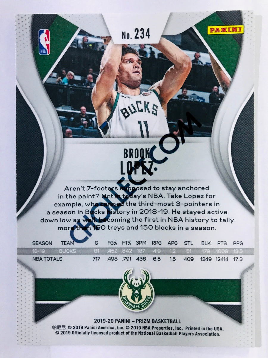 Brook Lopez - Milwaukee Bucks 2019-20 Panini Prizm #234