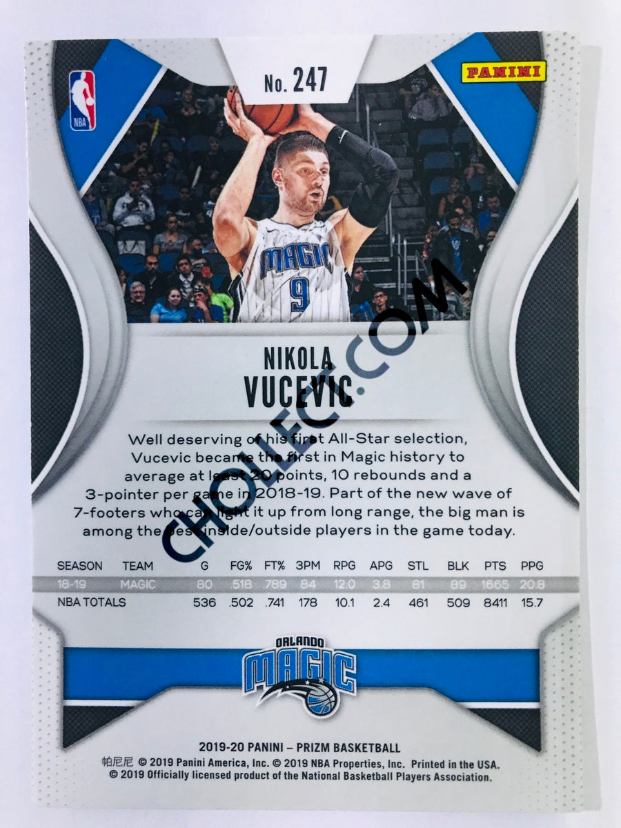 Nikola Vucevic - Orlando Magic 2019-20 Panini Prizm #247